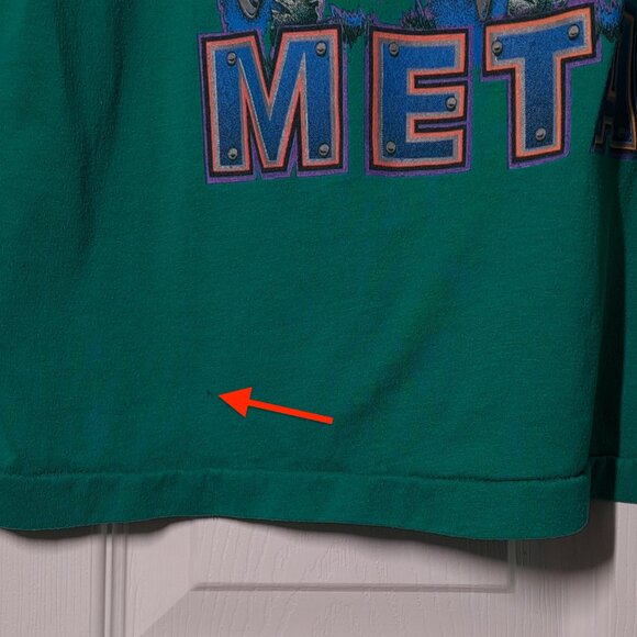 VINTAGE American Metal: Monster Truck USED Tank Top (Single Stitch, M, Green) - Picture 8 of 8